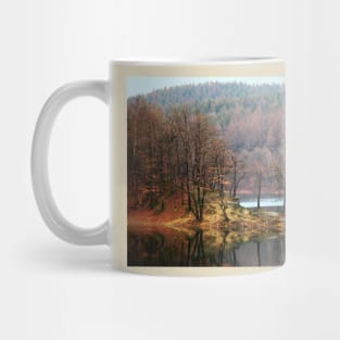 Aggertalsperre - Mirrowing Lake Autumn Colors Mug